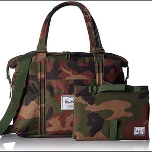 Herschel diaper bag in camo